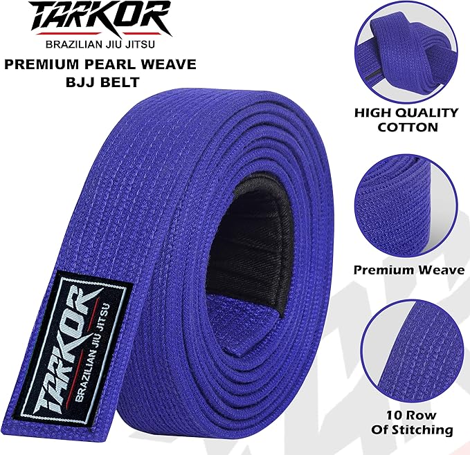 Pearl Weave Series BJJ Belt for Men & Women | Brazilian Jiu Jitsu Belt with Pearl Colors