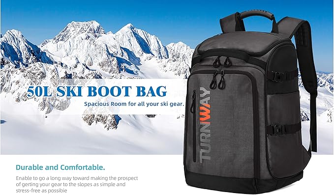 Ski/Snowboard Boot Bag/Skating Bag | Excellent for Store and Transport Gear, Jacket, Helmet, Goggles, Gloves & Accessories
