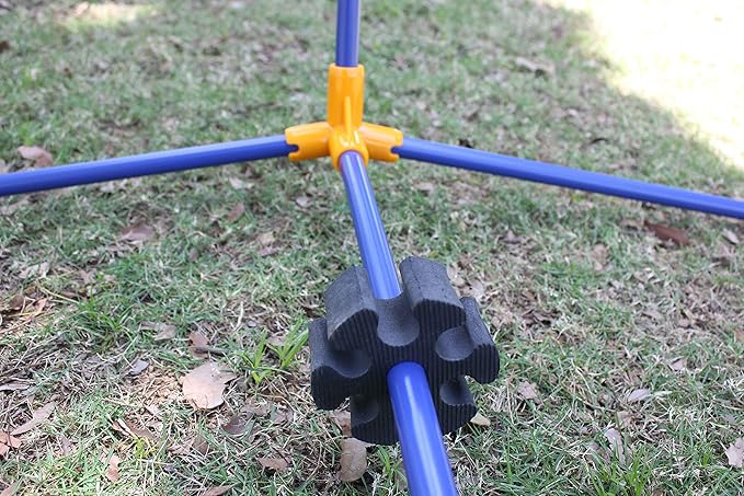 Portable Height Adjustable Badminton Volleyball Tennis Net Set Multi-Purpose Sports Equipment with Poles Stand and Carry Bag for Kids Adult Outdoor Exercise